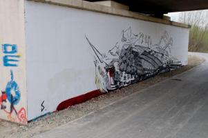 Upadek Ekologii !!! Ekologiczny mural nad Dunajcem !!!